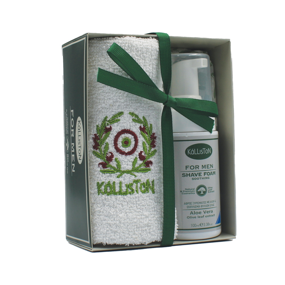 KL1921 Men gift set with shave foam 100ml & towel - Image 1