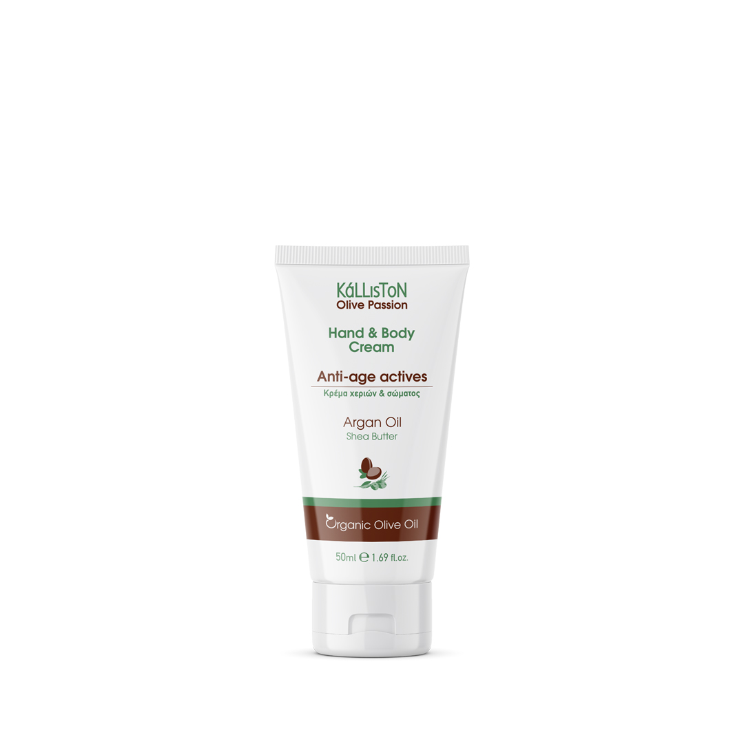 KL1013 Anti-age actives hand & body cream with argan oil 50ml - Image 1